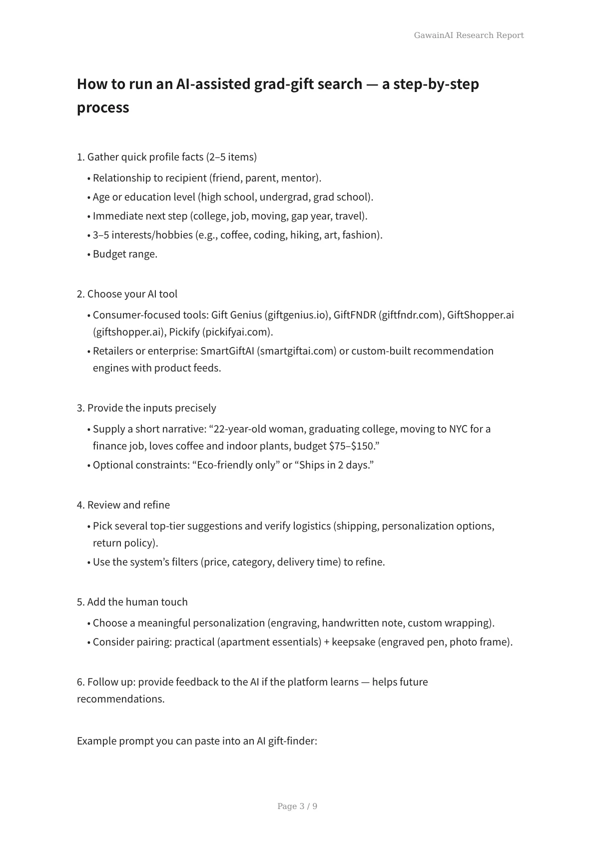 AI-Powered Graduation Gift Guide: Thoughtful, Stylish Presents for Every Graduate - Page 3