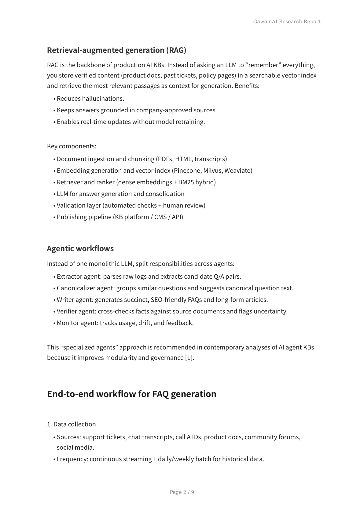 From Data to Answers: Automating FAQ Generation with AI-Powered Knowledge Bases - Page 2