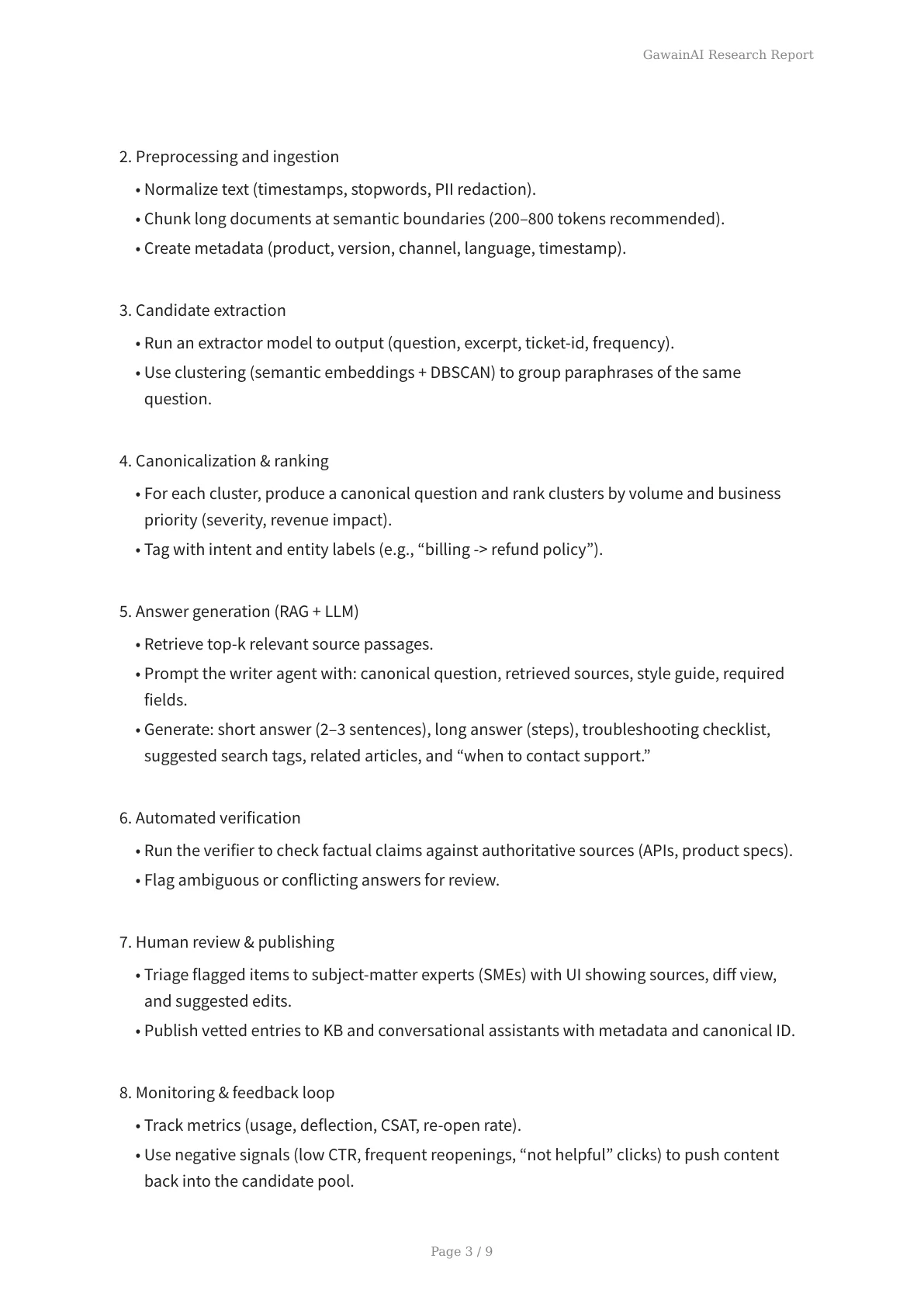 From Data to Answers: Automating FAQ Generation with AI-Powered Knowledge Bases - Page 3