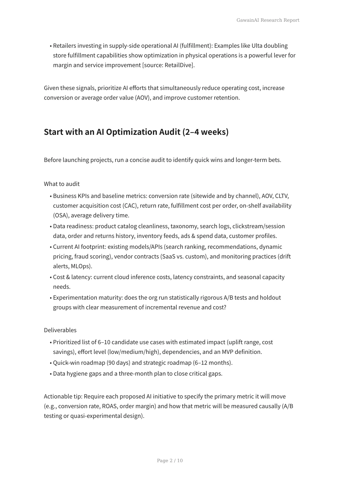 New Fiscal Year Kickoff: Use AI to Optimize Your eCommerce Site for Profitability - Page 2