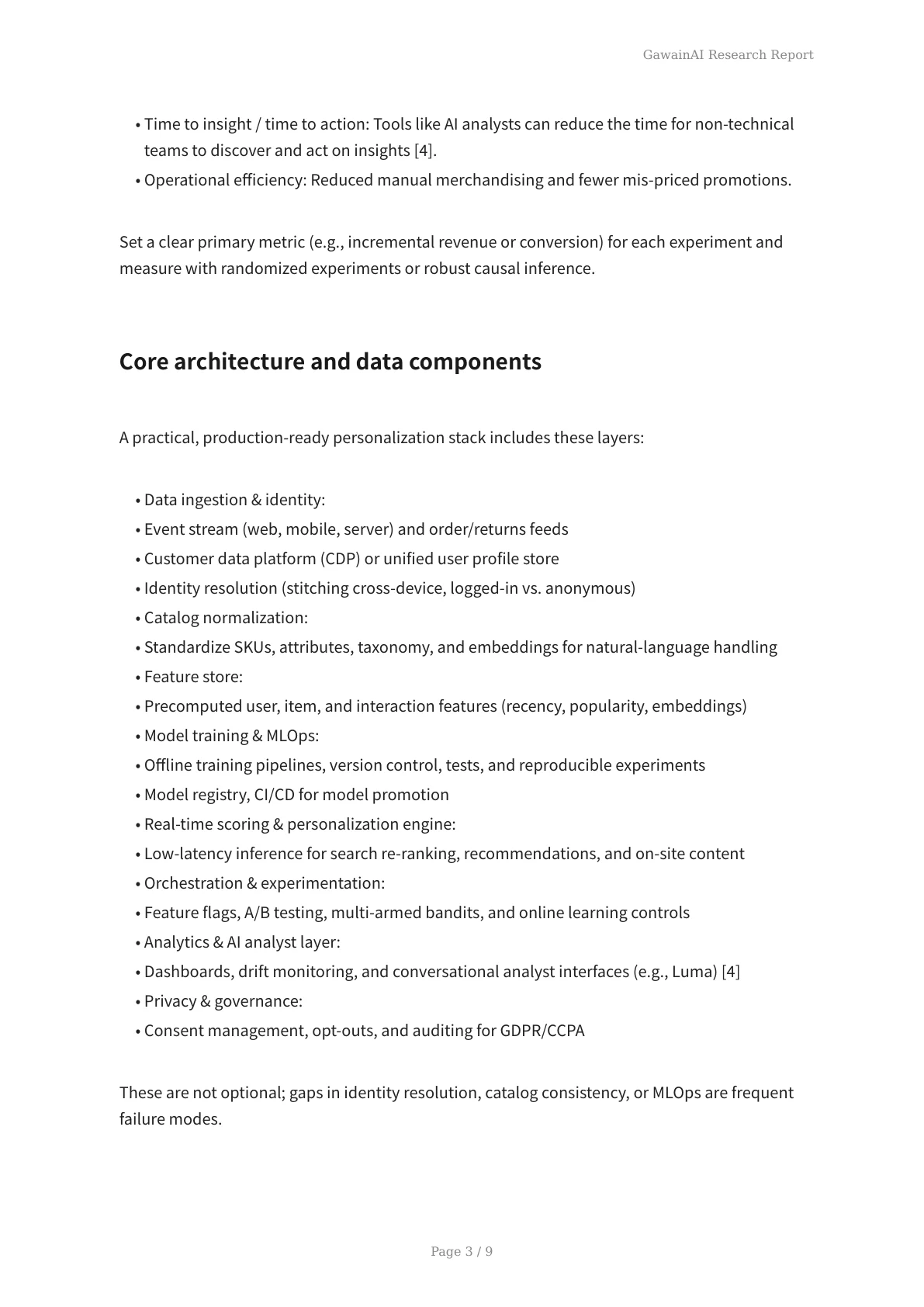 AI Analytics: The New Table Stakes for Ecommerce Personalization - Page 3