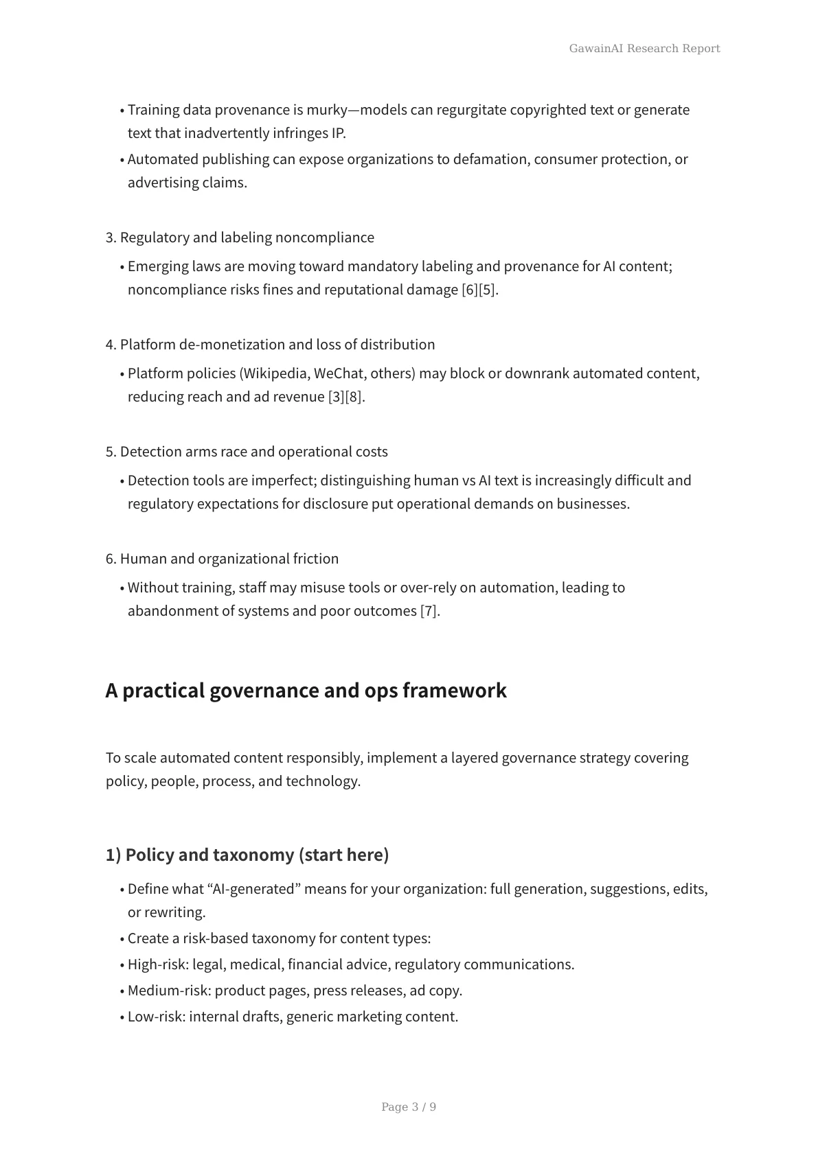 From Novelty to Routine: How Generative AI Is Transforming Content — Risks, Opportunities, and How Teams Should Respond - Page 3