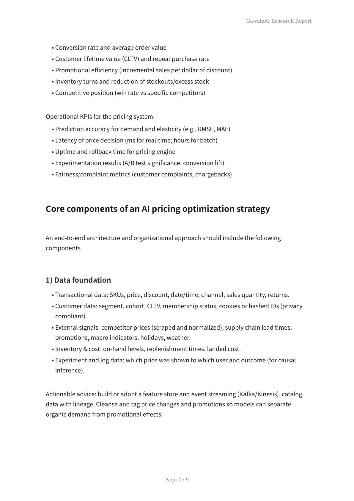 AI-Powered Price Optimization Strategies to Maximize Revenue and Margin - Page 2