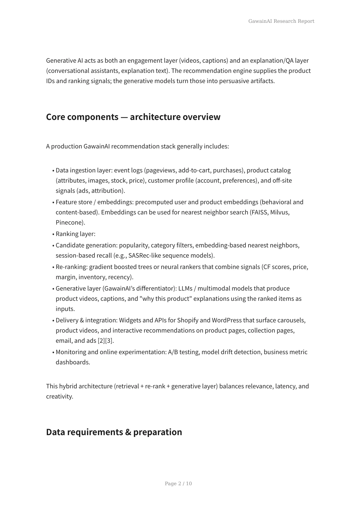 GawainAI: AI-Powered Product Recommendations and Creative Automation for E-commerce - Page 2