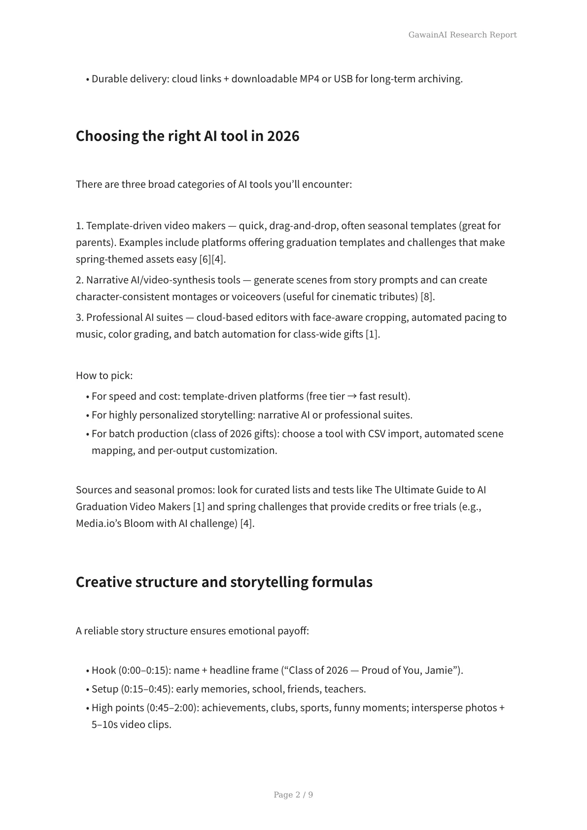 Optimizing Spring Graduation Gift Videos: A Practical Guide to AI-Powered Appeal for 2026 - Page 2