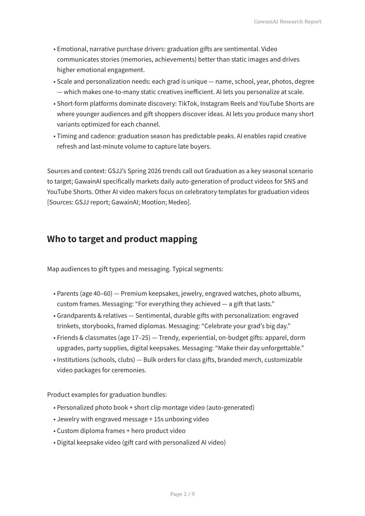 Spring 2026: The Complete Guide to Using AI Video to Dominate Graduation and School-Entry Gift E‑Commerce - Page 2