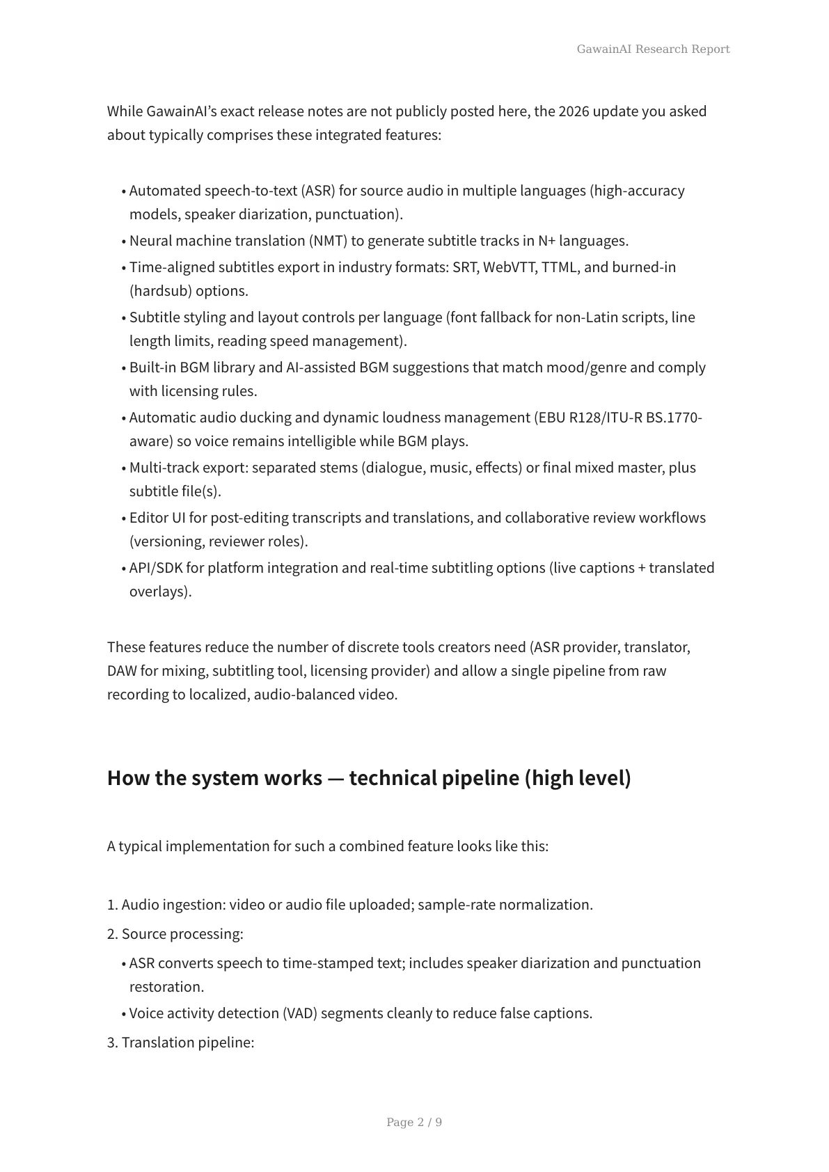 GawainAI 2026 Update: Multilingual Subtitles and Customizable BGM to Power Global, Sound‑Off Video Engagement - Page 2